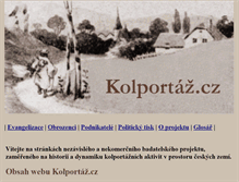 Tablet Screenshot of kolportaz.cz